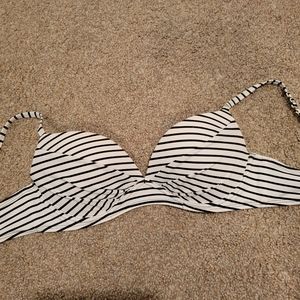 Victorias Secret bikini top 36C stripes